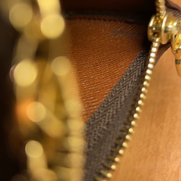 Brand new Authentic Louis Vuitton LV canvas monogram key chain zipper pouch Bag - Picture 4 of 5